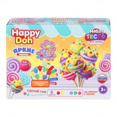 Набор для лепки с формочками яркие леденцы, 24 см HAPPY DOH PDSET-124775  