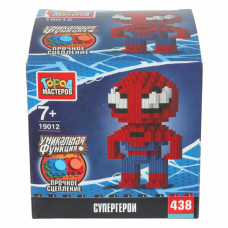 Конструктор 3D сборная фигурка супергерои, 438 дет. Город мастеров 19012-LD    