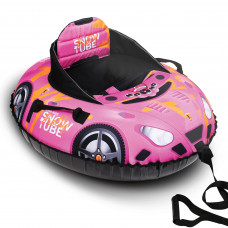 Тюбинг для катания овальный ТБМ2/Р розовый    