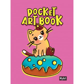 MyArt. Pocket ArtBook. Котик на пончике 80-7831  