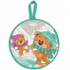 Игрушка. Ледянка с рисунком (ЛР45/ЗМ с забавными медвежатами)