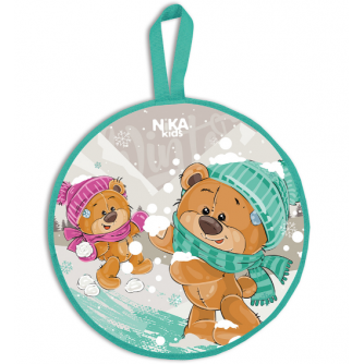 Игрушка. Ледянка с рисунком (ЛР45/ЗМ с забавными медвежатами)