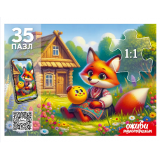 Оживи мультфильм. Пазлы 35 элементов. 