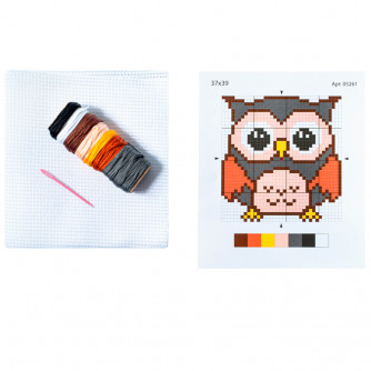 Набор для творчества Вышивка Совёнок с пяльцами 05369 Набор для творчества Вышивка Совёнок с пяльцами 05369