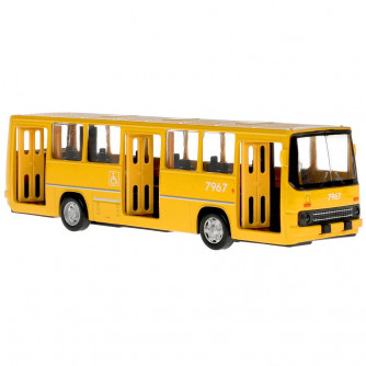 Металлическая машинка Технопарк Городской автобус IKABUS-17SL-YE