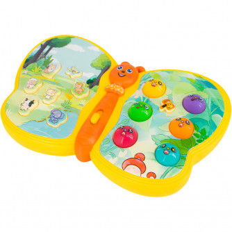 Развивающая игрушка Levatoys MK855-181D Бабочка желтый в пак. FCJ1314718    
