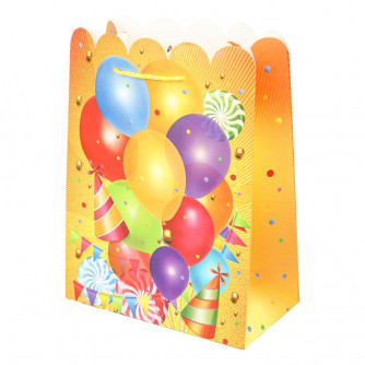 Пакет подарочный с днем рождения,вырубка, l,190 гр/м2 ЧУДО ПРАЗДНИК PTL-114621-CH3  