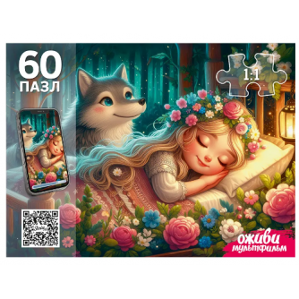 Оживи мультфильм. Пазлы 60 элементов. 