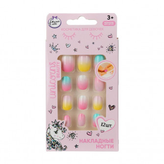 Накладные ногти единорог в коробке МИЛАЯ ЛЕДИ 127661-UNI-ML-WOT    