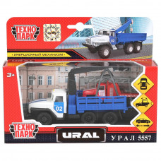 Металлическая машинка Технопарк Урал-5557 SB-20-01+URAL-LADDER-WB