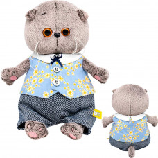 Басик BABY в жилете в цветочек и брючках BB-151   