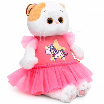 Ли-Ли Кошечка в платье с лошадкой LK27-175   