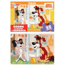 Бобик в гостях у Барбоса. Союзмультфильм. Пазлы в коробке 35 деталей МАКСИ. Умные игры 4660254456068   