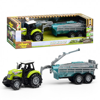 Трактор для полевых работ, на батарейках, в коробке 550-4P   