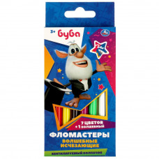 Фломастеры УМка Волшебные исчезающие Буба FPM-75872-BU