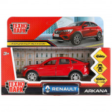 Металлическая машинка Технопарк Renault Arkana ARKANA-12-RD