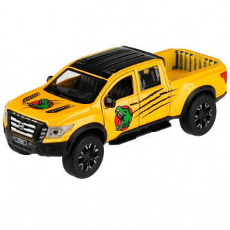 Металлическая машинка Технопарк Nissan Titan Warrior Динозавры TITAN-13DIN-YE
