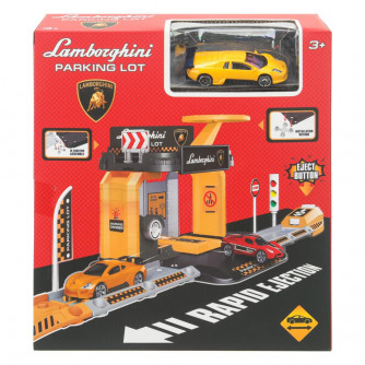 Игрушка пластик парковка +1 машин, lamborghini, PARKING-LAMB   