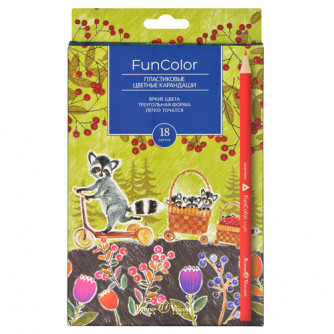 Карандаши цветные Bruno Visconti Funcolor 18 цветов 30-0061