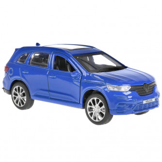 Машина металл RENAULT KOLEOS, длина 12см, открыв. двери, инерц, синий, в кор. Технопарк в кор.2*36шт KOLEOS-BU