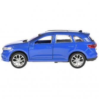 Машина металл RENAULT KOLEOS, длина 12см, открыв. двери, инерц, синий, в кор. Технопарк в кор.2*36шт KOLEOS-BU