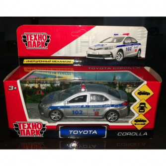 Металлическая машинка Технопарк Toyota Corolla Полиция COROLLA-P