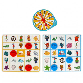 Настольная игра Играем вместе Три кота и море приключений Бинго B1897766-R3