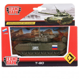 Металлическая машинка Технопарк Танк Т-90 SB-16-19-T90-G-WB.19