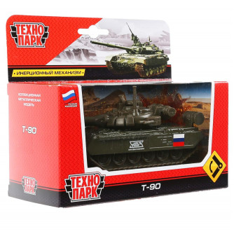 Металлическая машинка Технопарк Танк Т-90 SB-16-19-T90-G-WB.19