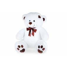 Медведь Тони с шарфом В110 артикул МТШ/60/31, цвет: белый