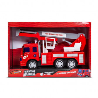 Фрикционная игрушка Handers Пожарная машина Автовышка HAC1608-150