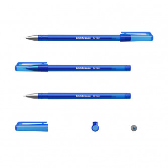 Ручка гелевая Erich Krause G-Ice синяя 39003