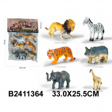 Набор животных P7091B Сафари в пак. 2411364    