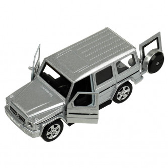 Машина металл MERCEDES-BENZ G-CLASS 12 см,двери, багаж, инерц, дисп. Технопарк GCLASS-12DB6-MIX  