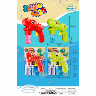 Установка для мыльных пузырей 7772 Динозавр без жидкости на блистере FCJ0712529 Установка для мыльных пузырей 7772 Динозавр без жидкости на блистере FCJ0712529