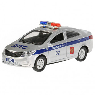 Инерционная машинка Kia Rio - Police, 12 см