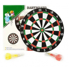 Дартс двусторонний с дротиками 12 
