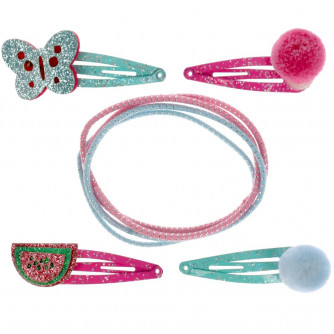 Аксессуары д/девочек ЭНЧЕНТИМАЛС набор д/волос бабочка на карт. в пак. МИЛАЯ ЛЕДИ уп-10шт в кор.50уп HAIRSET-EN3