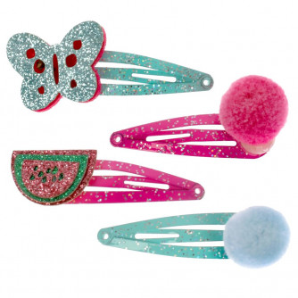 Аксессуары д/девочек ЭНЧЕНТИМАЛС набор д/волос бабочка на карт. в пак. МИЛАЯ ЛЕДИ уп-10шт в кор.50уп HAIRSET-EN3