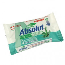 Салфетки влажные Absolut антибактериальные 20 штук