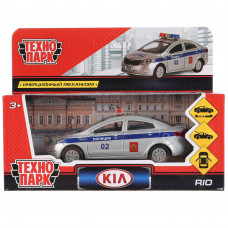 Инерционная машинка Kia Rio - Police, 12 см