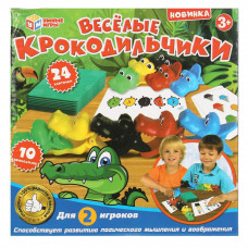 Настольная игра Играем вместе Весёлые крокодильчики 2002K346-R