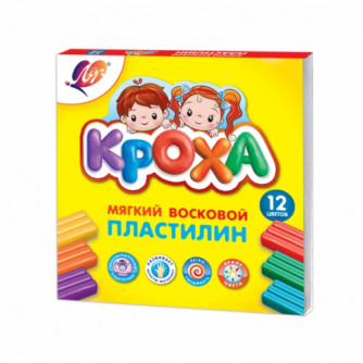 Пластилин Луч Кроха12 цветов 23С 1484-08