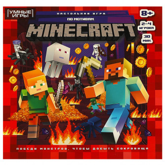 Настольная игра-ходилка Умные игры По мотивам Minecraft 4650250598046