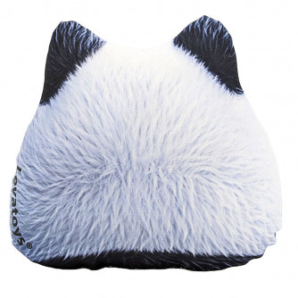 Подушка декоративная мордочка Панда 30 см МТГ01107 Levatoys в пак.   