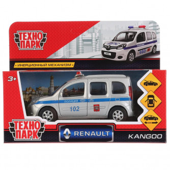Металлическая машинка Технопарк Renault Kangoo Полиция KANGOO-P