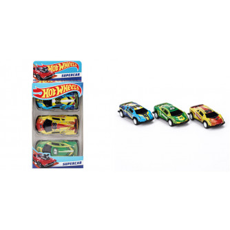 Машина металл Хот Вилс hot wheels набор СПОРТКАР 7 см, 3 шт, в ассорт, кор.2404C0432-R   