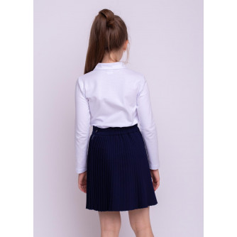 Блузка для девочки с длинным рукавом 0001_ШК21