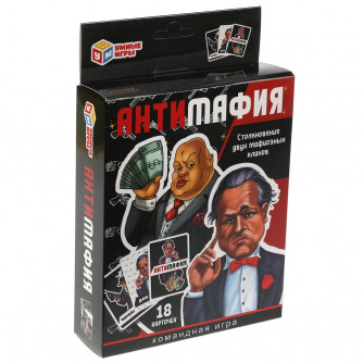 Карточная игра Умные игры Антимафия 4680107921659