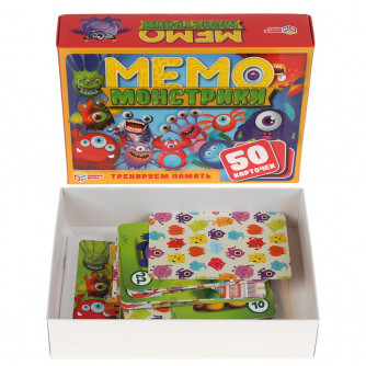 Карточная игра мемо Умные игры Монстрики 4630115527268
